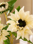Artificial Sunflower Stick | Off White | 78 cm | Set of 2