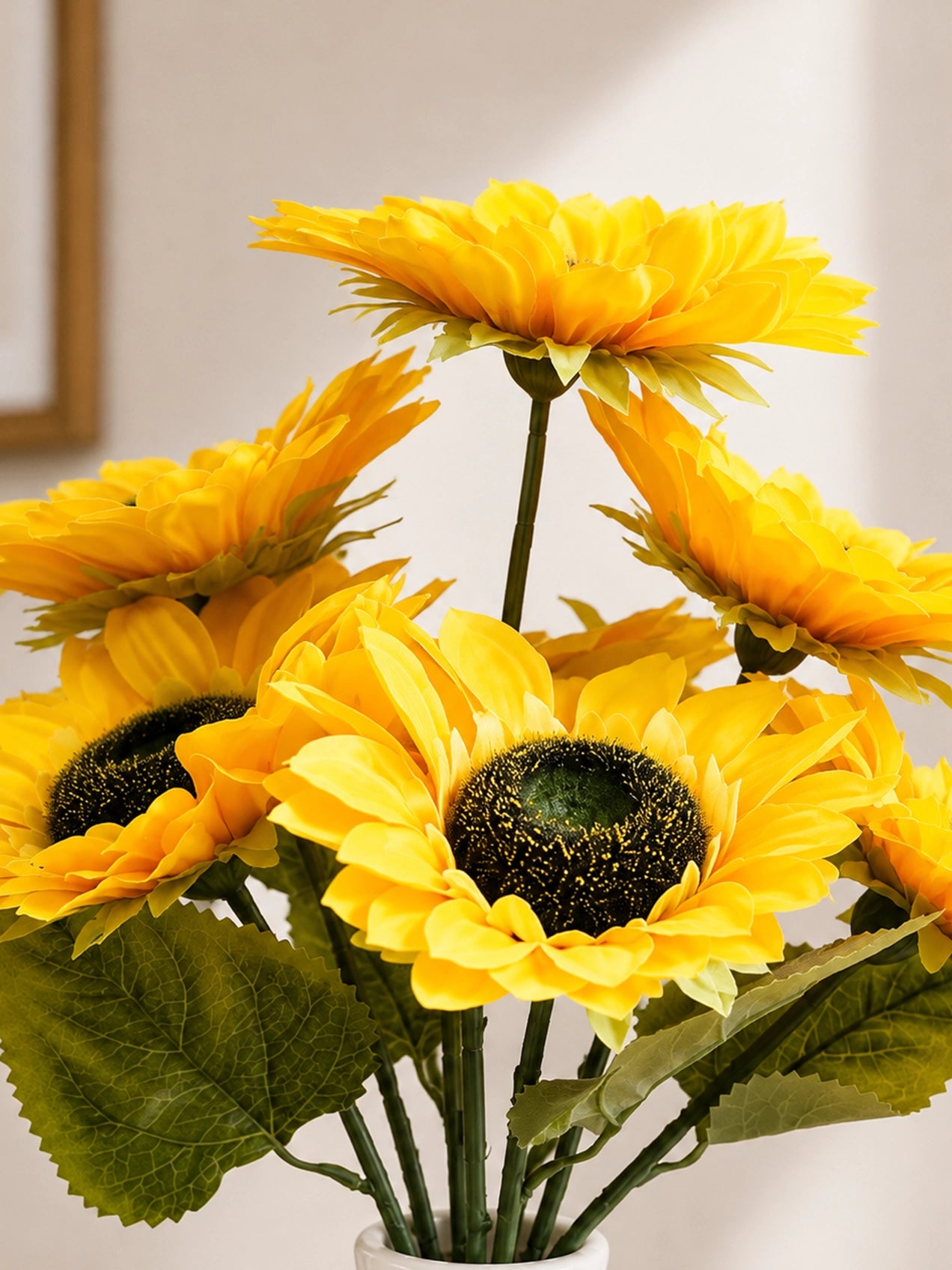 Artificial Bunch of Sunflower for Decor