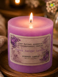 French Scented Pillar Candle | 8 cm | Set of 2