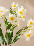Artificial Daffodil Flower Stick | White | 88 cm