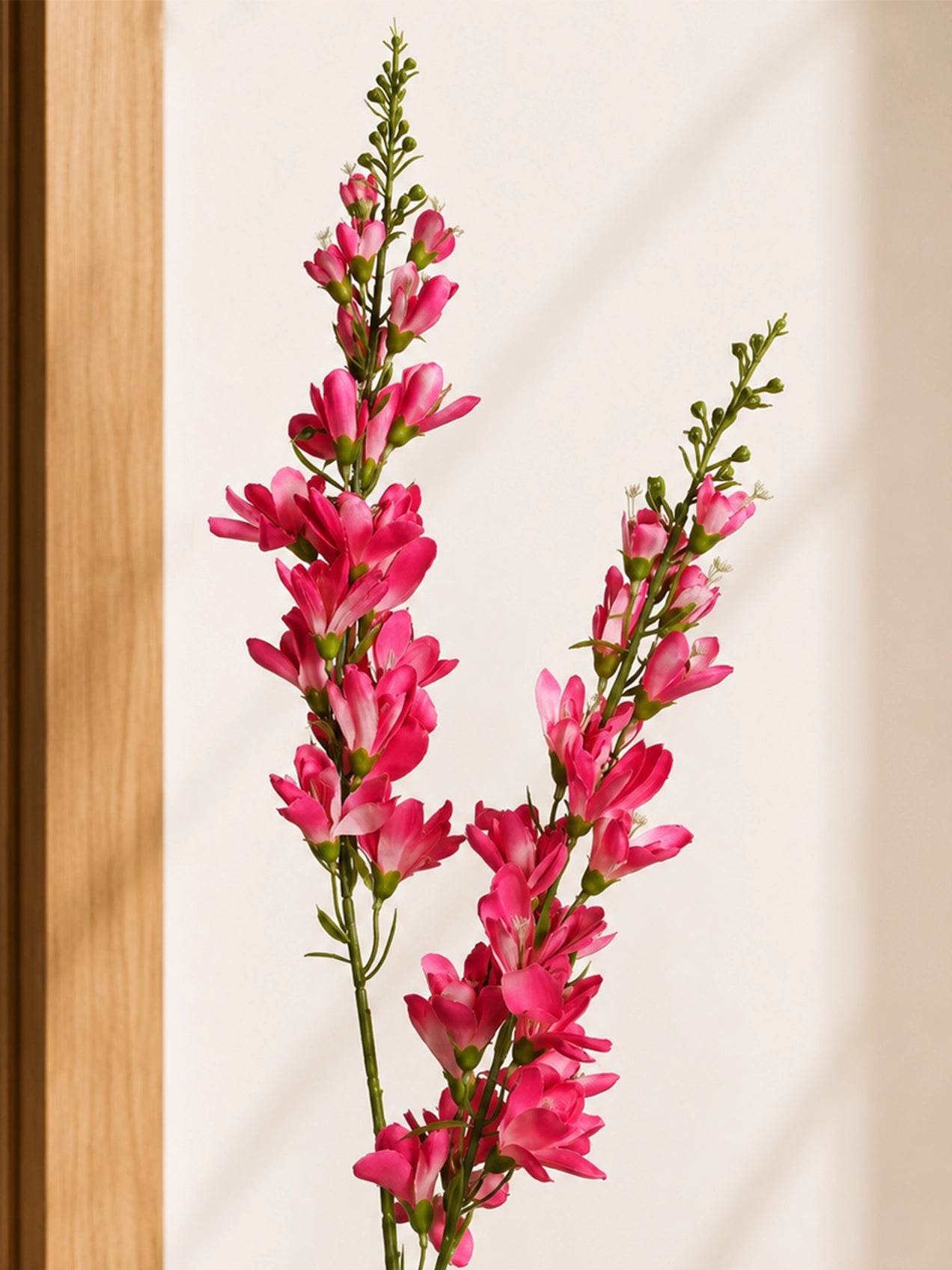 Artificial Orchid Flower Stick | Pink | 106 cm