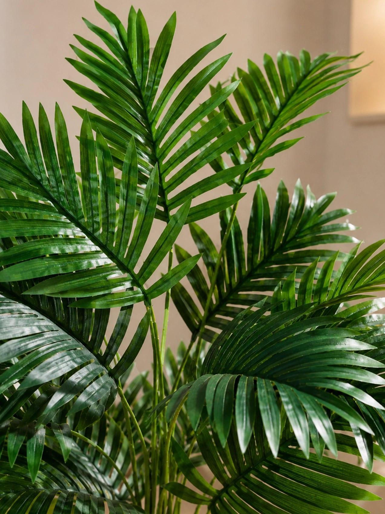 Artificial Areca Palm Plant | 80 cm | 18 Leaves | With Basic Pot