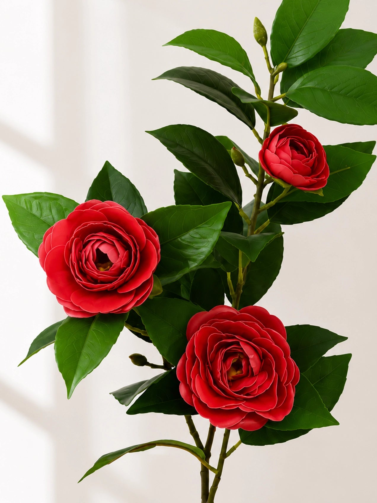 Artificial Rose Stick | Red | 95 cm