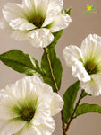 Magnolia Flower Stick | White, Green | 95 cm