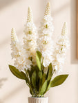 Artificial Snapdragon Flower Bunch | Off White | 59 cm