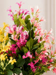 Japanese Honeysuckle Flower Bunch | Light Pink, Yellow and Dark Pink | 90 cm