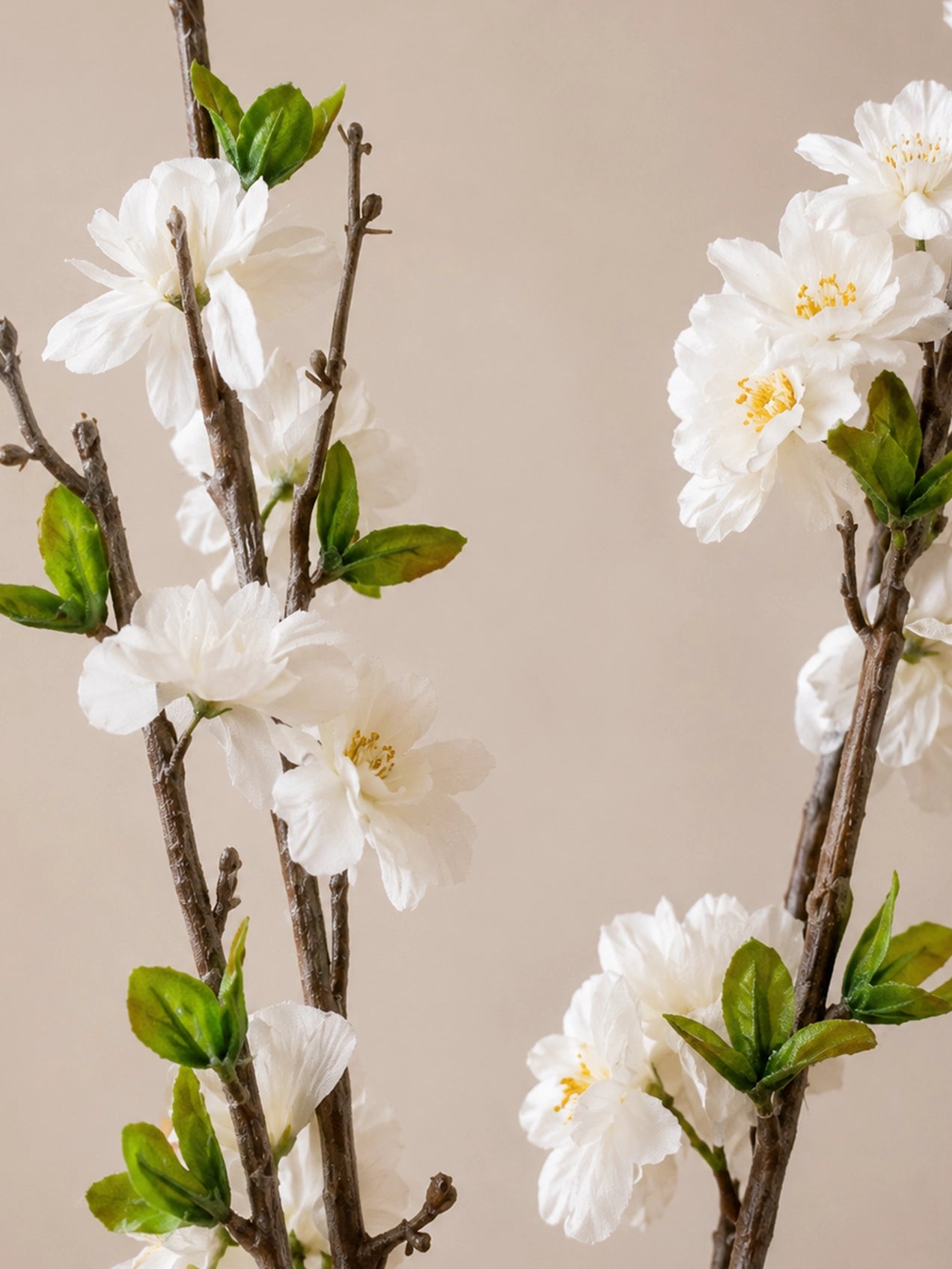 Cherry Blossom Flower Stick | White | 94 cm