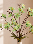 Artificial Cymbidium Orchid Bunch | Green | 59 cm
