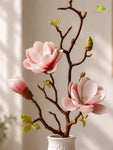 Magnolia Ikebana Flower Stick | Pink | 72 cm