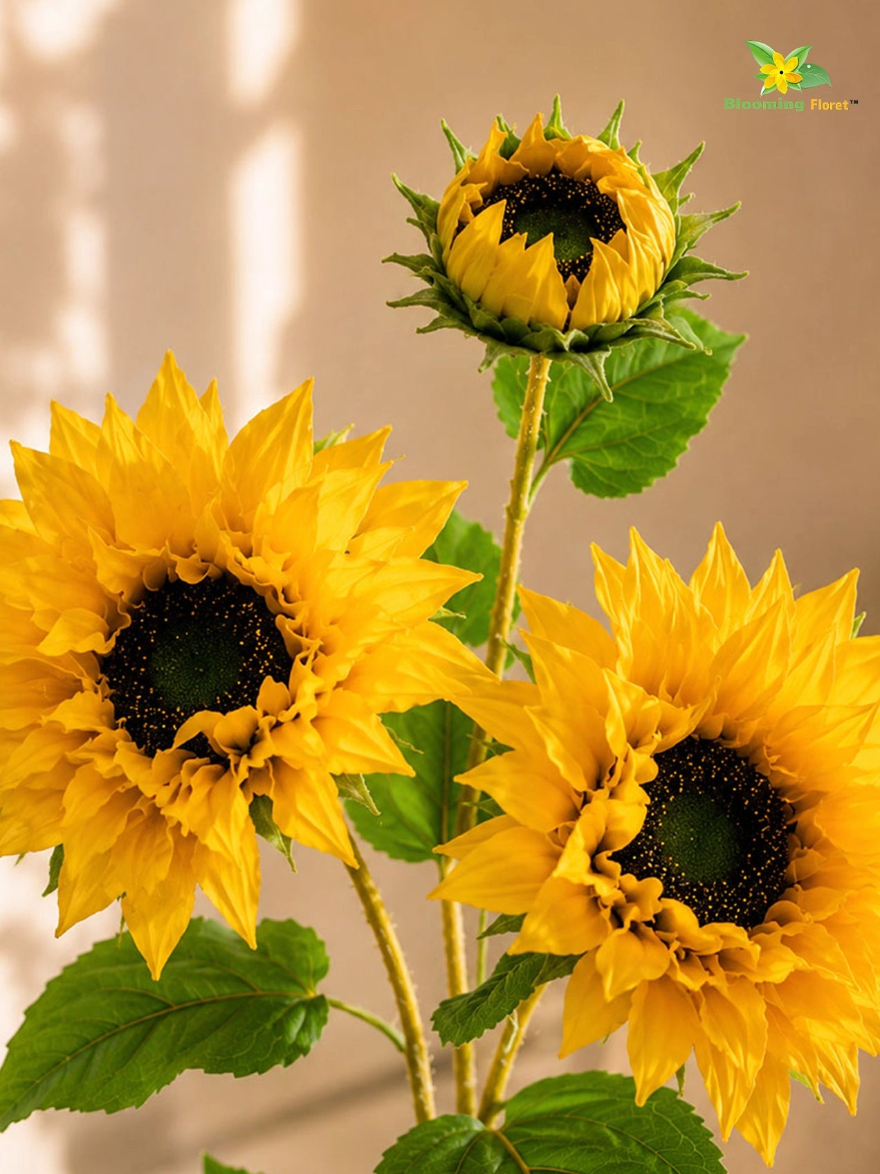 Artificial Sunflower Stick | Yellow | 78 cm