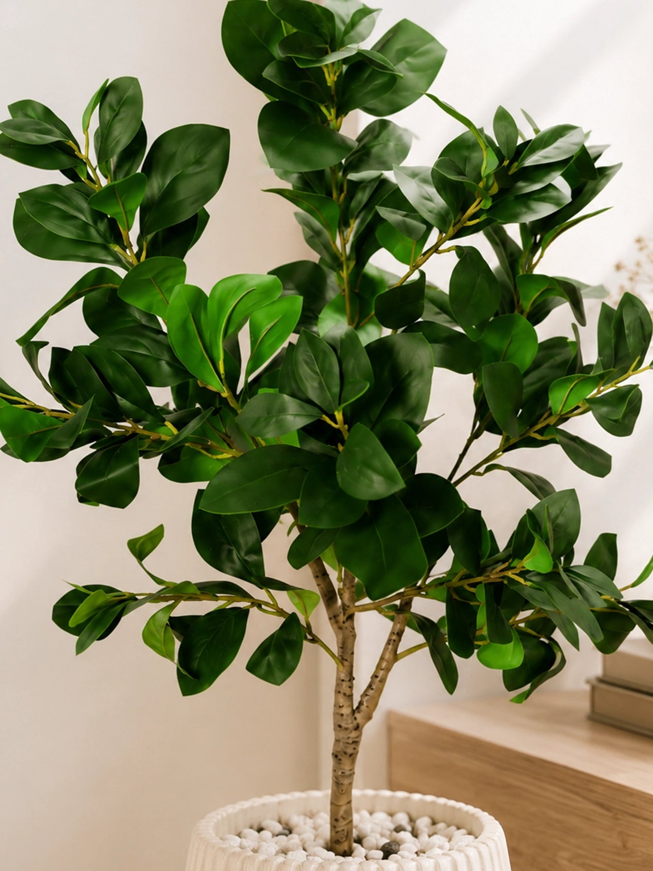 Artificial Ficus Plant  | 90 cm  | With Basic Pot