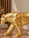 Gold Leopard Figurine | 26 cm