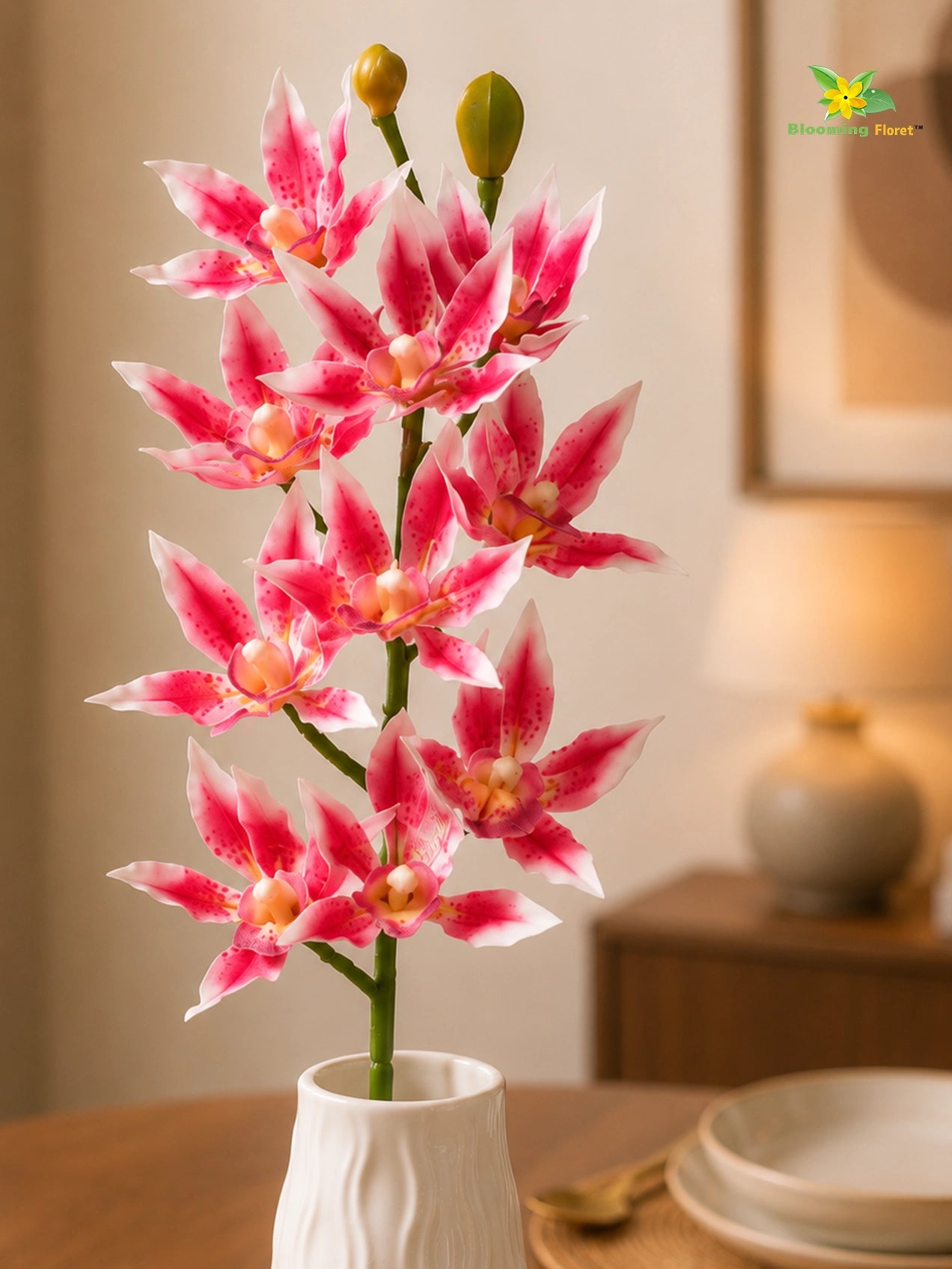 Orchid Flower Stick | Pink | 73 cm