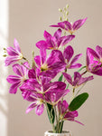 Artificial Magnolia Flower Stick | Rose Pink | 85 cm