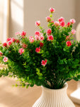 Artificial Kalanchoe Flower Bunch | Red | 33 cm