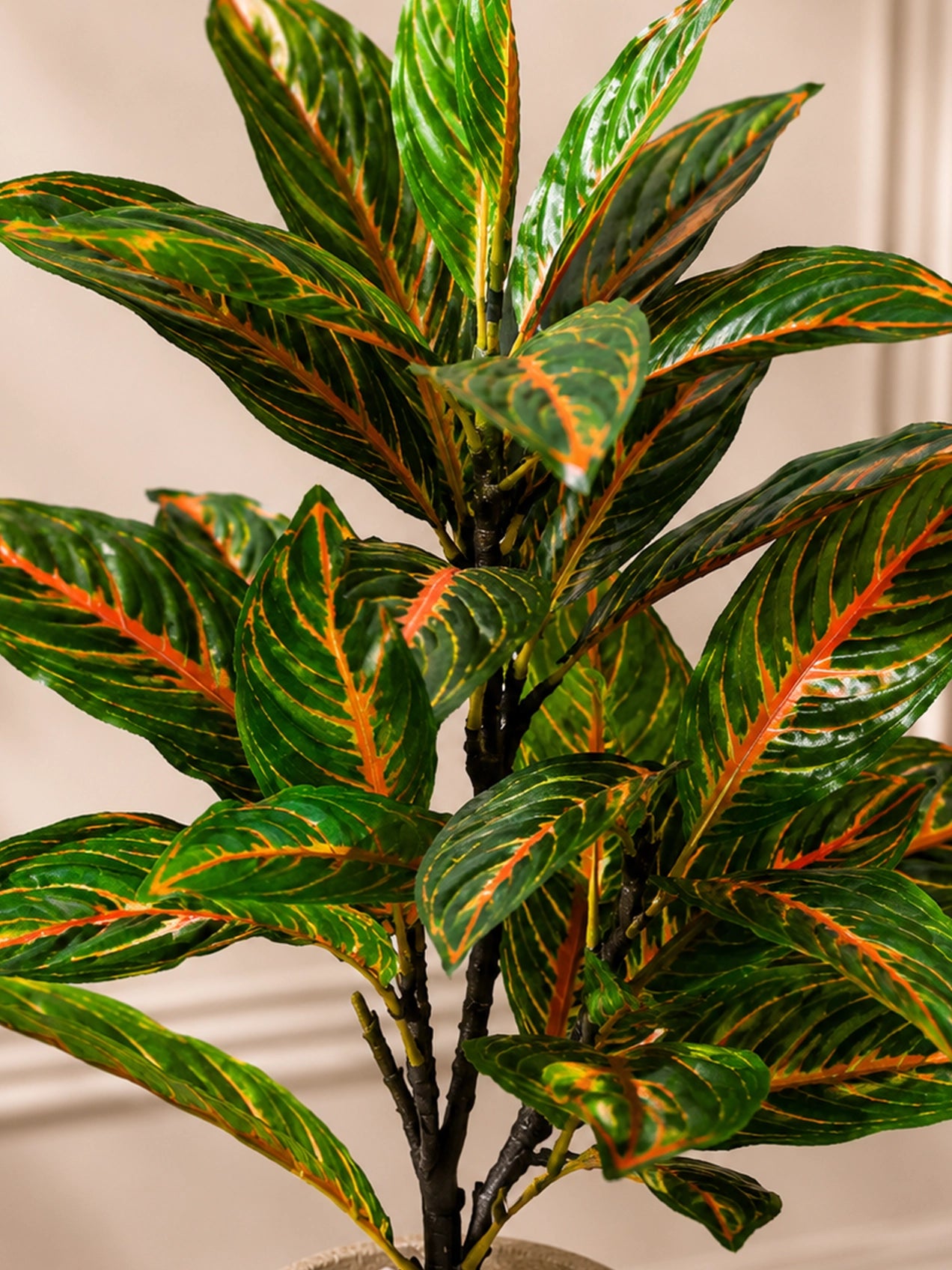 Artificial Aglaonema Plant | 66 cm | 43 Leaves