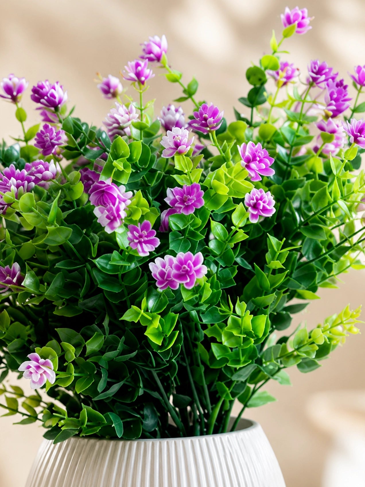 Artificial Kalanchoe Bunch Flower | Magenta | 33 cm