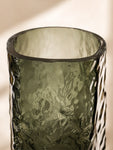 Prism Crystal Black Vase | 25 cm