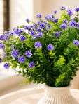 Artificial Kalanchoe Flower Bunch | Purple | 33 cm