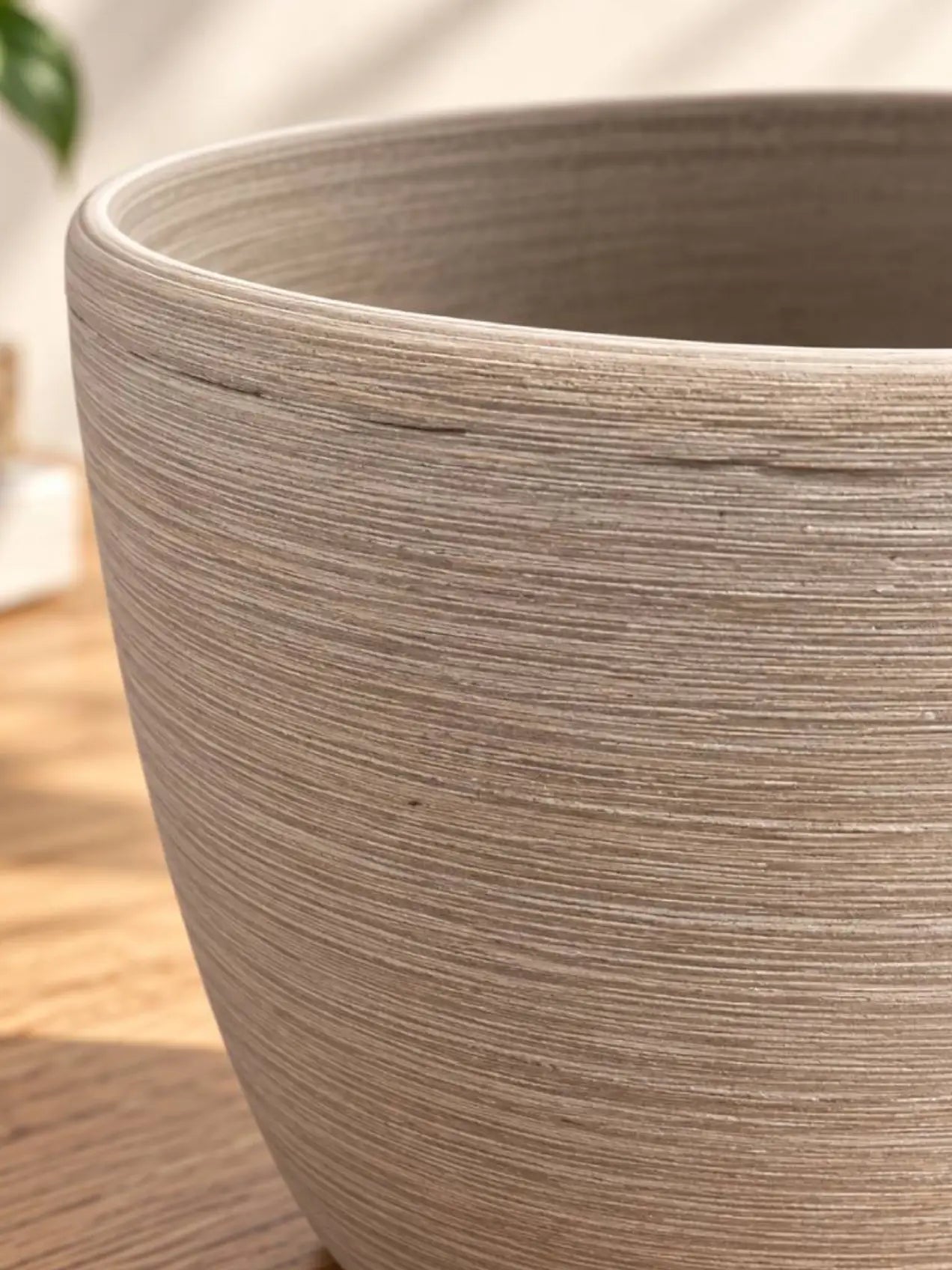 Decorative Pots | Light Brown | 15 cm | Set of 5