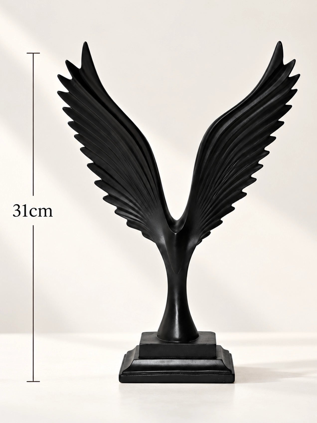 Ascendancy Roc Winged Sculpture | Black | 31 cm