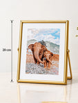 Elephant Metal Photo Frame | 20 cm