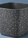 Coarse Textured Square Planter Pot | 15 cm | Set of 3