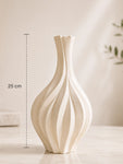 Chic Curves Ceramic Vase | 25 cm