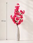 Artificial Bougainvillea Stick | Dark Pink | 135 cm
