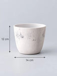 Vivid Tie-Dye Planter | Blue | 12 cm