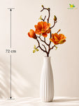 Magnolia Ikebana Flower Stick | Yellow | 72 cm | Set of 2