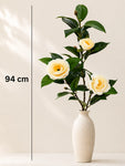 Artificial Rose Stick | Off White | 94 cm