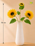 Artificial Sunflower Stick | Yellow | 78 cm