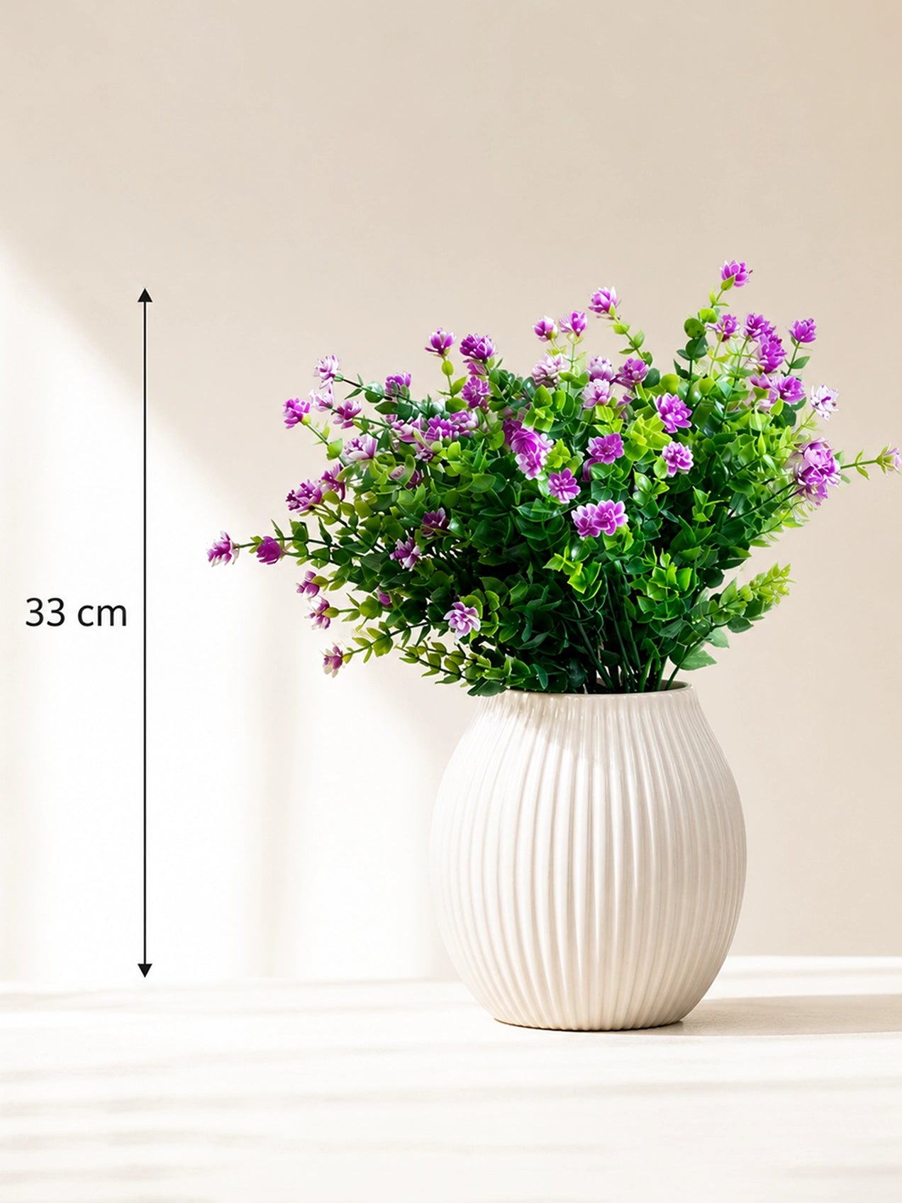 Artificial Kalanchoe Bunch Flower | Magenta | 33 cm