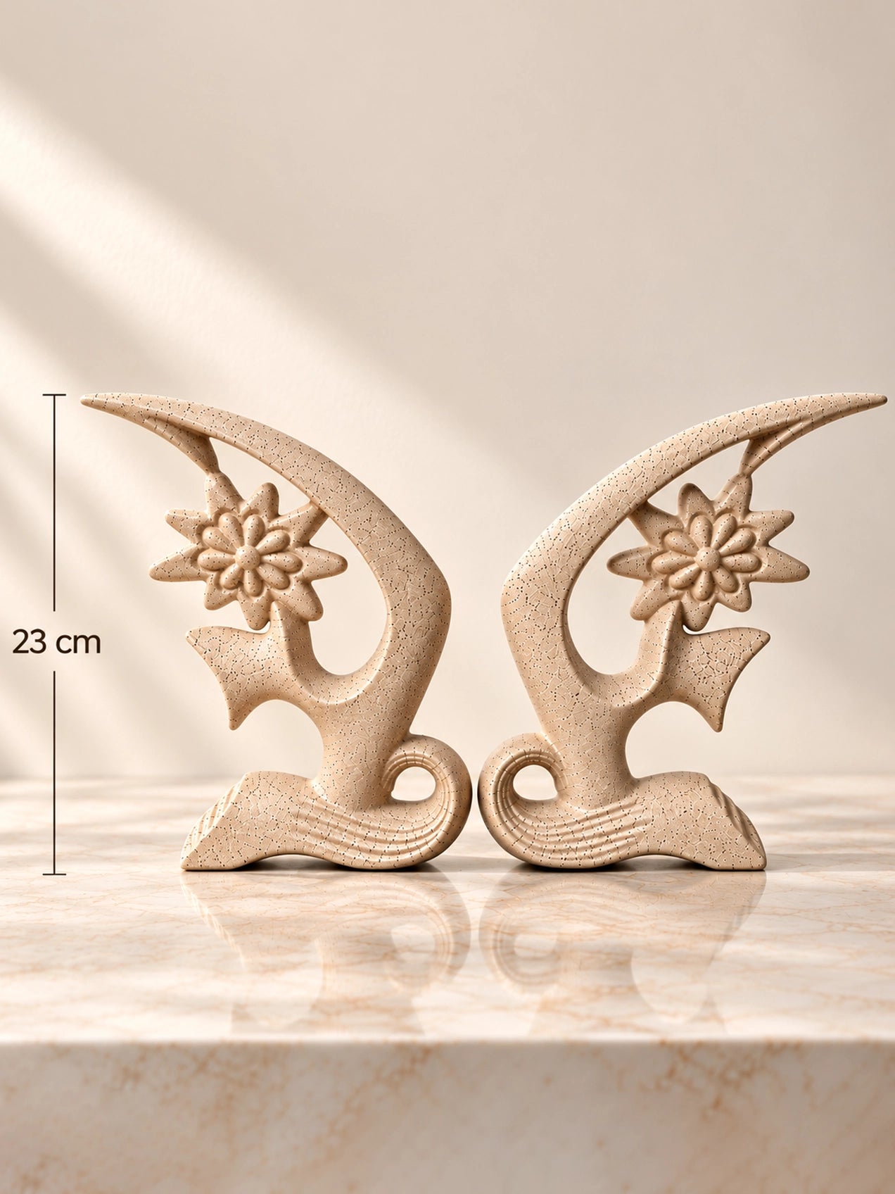 Abstract Fish Duo Figurine