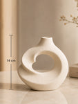 Twist Craft Ceramic Vase | 14 cm