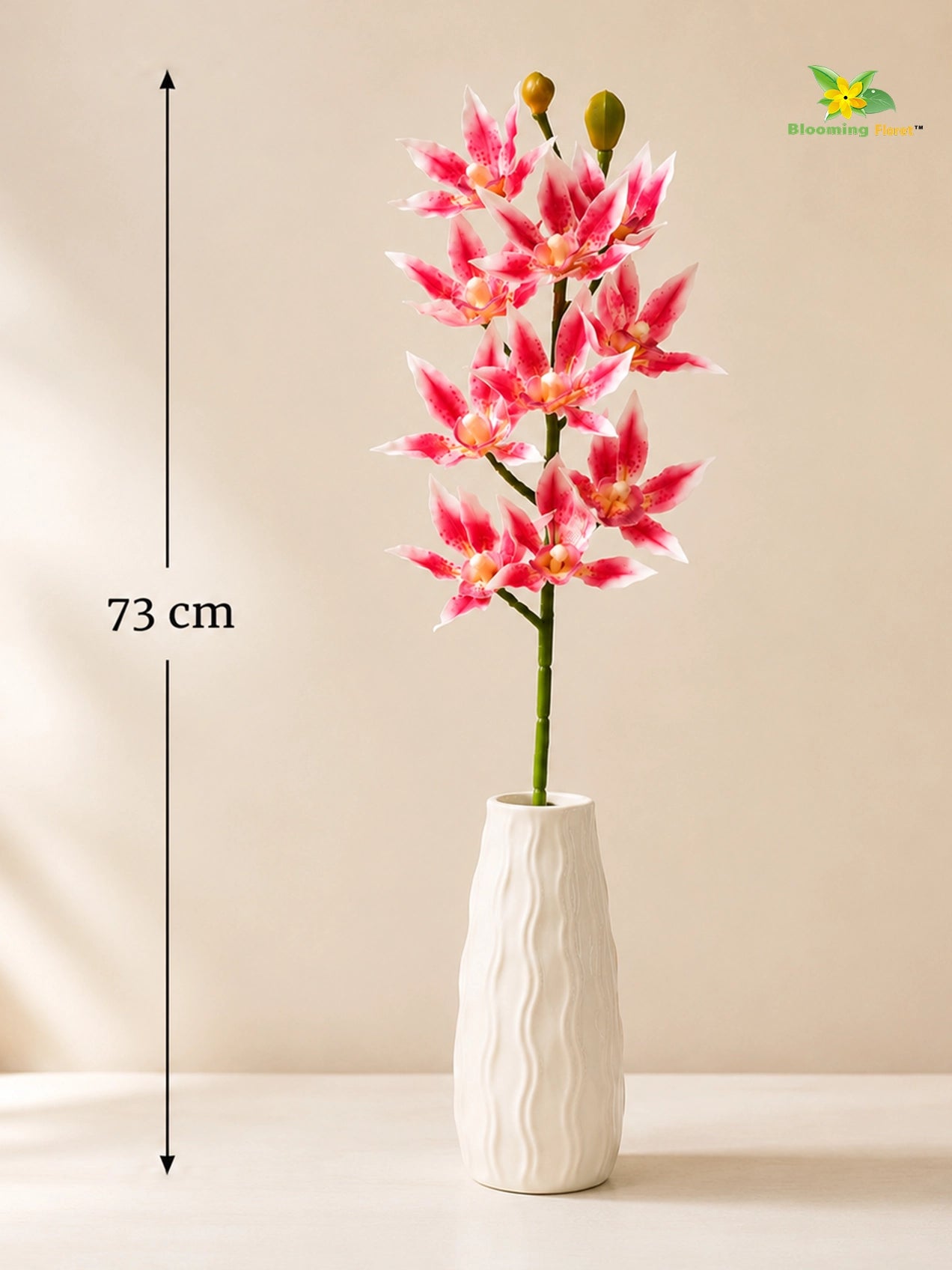 Orchid Flower Stick | Pink | 73 cm