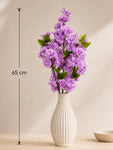 Cherry Blossom Flower Bunch | Purple | 65 cm
