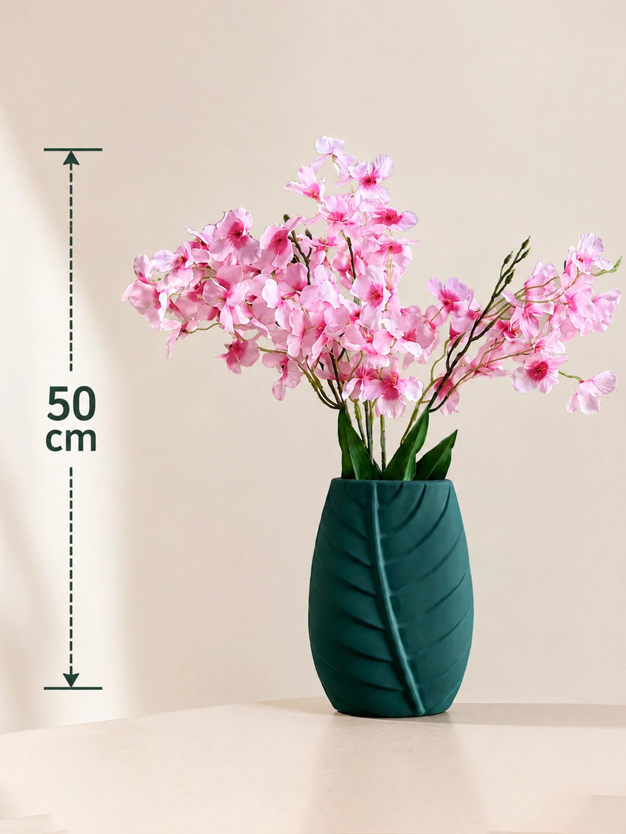 Artificial Dame's Rocket Flowers Bunch | Dark Pink | 50 cm