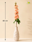 Delphinium Flower Stick | Peach | 88 cm