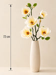 Magnolia Flower Stick | White | 72 cm | Set of 2