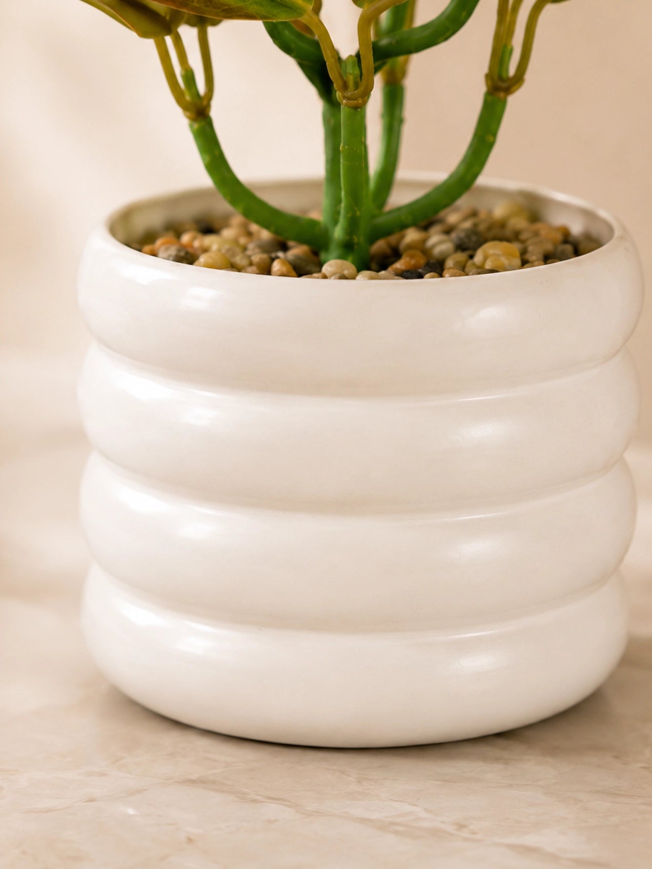Artificial Tabletop Plant | Light Green | 22 cm