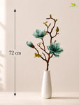 Magnolia Ikebana Flower Stick | Blue | 72 cm | Set of 2