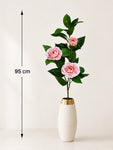 Artificial Rose Stick | Light Pink | 95 cm