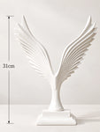 Ascendancy Roc Winged Sculpture | White | 31 cm