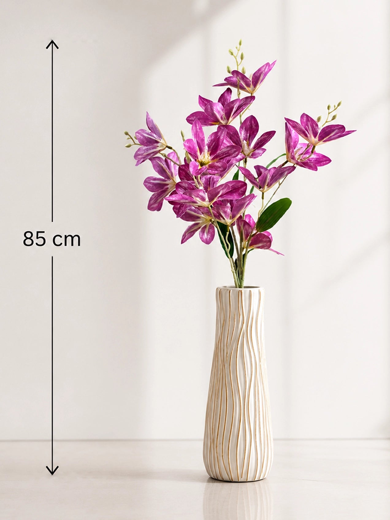Artificial Magnolia Flower Stick | Rose Pink | 85 cm