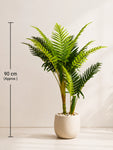 Artificial Areca Palm | 90 cm | 2 Poles | 12 Leaves