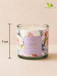 Scented Candle Glass Jar | Jasmine Blossom | 6 cm | Set of 2
