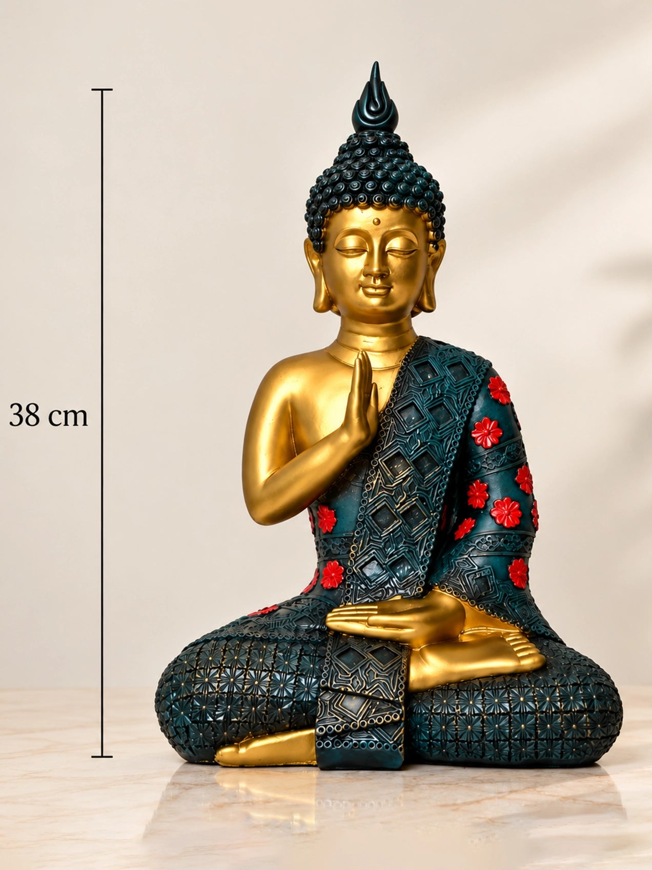 Serene Buddha Idol | 38 cm