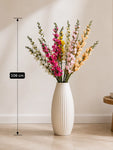 Artificial Orchid Flower Bunch for Decor | 106 cm | Set of 6